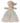Baby mouse in gown